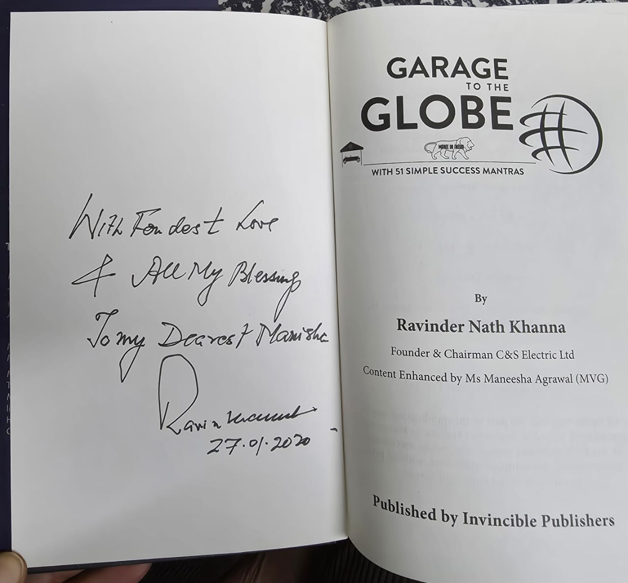 Testimonial - Ravinder Nath Khanna